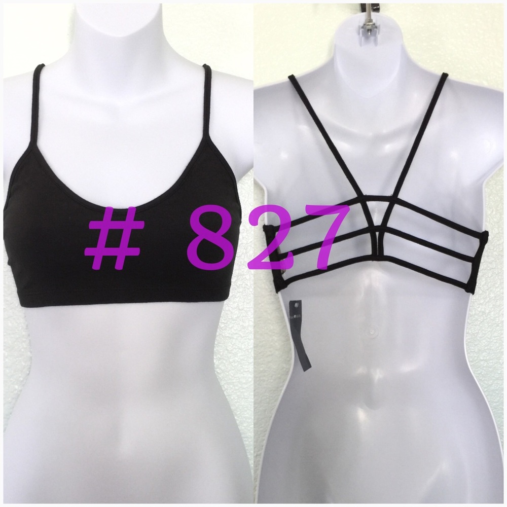 Brandy Melville Black Rachel Bralette NWT